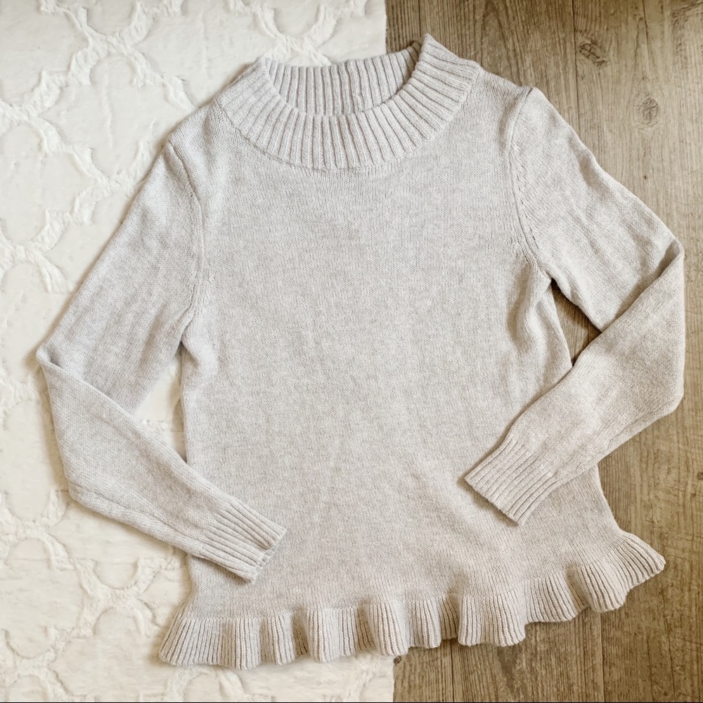 Old Navy ruffle hem sweater